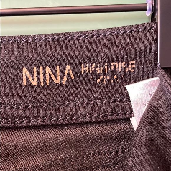 DL1961 Women's 27 Black Skinny Jeans 4way Stretch Nina - Picture 3 of 5